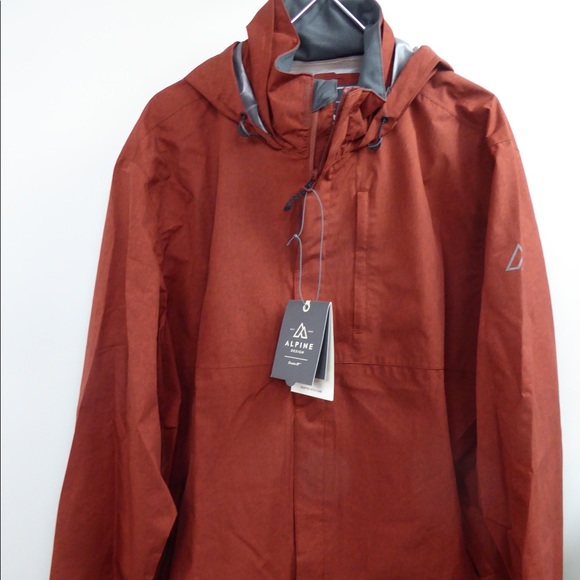 Alpine Design Men’s Altitude Hooded Lightweight Waterproof Rain Jacket NWT - Picture 7 of 12